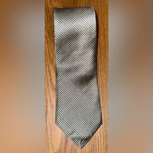 Courchevel Silver and Black Men's Tie